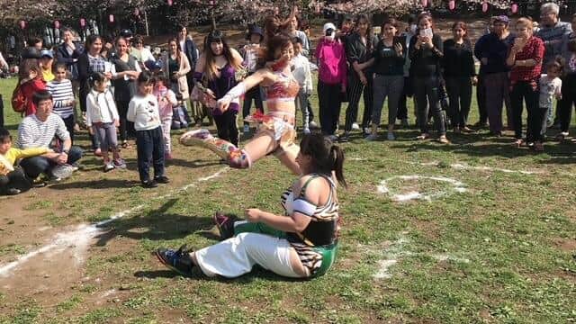 蕨市民公園でトレーニングしてたら、いつの間にか試合になってました！