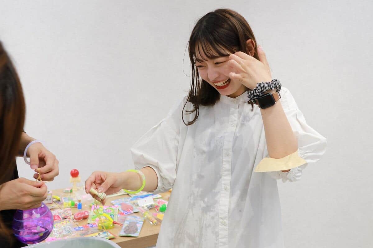 髪も服もビショ濡れになりました