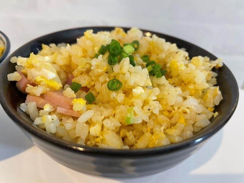 普通のコメで作ったチャーハン