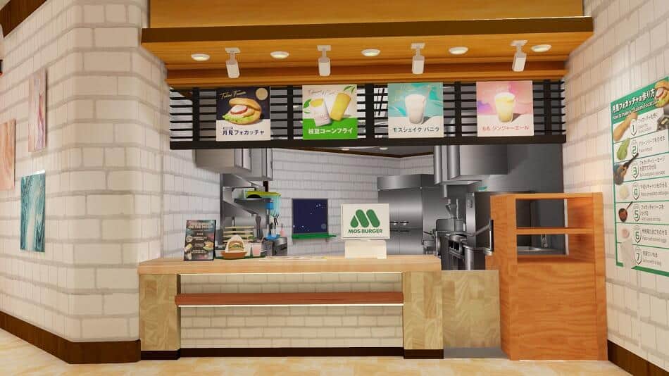 実際の「モス」店内のような内装