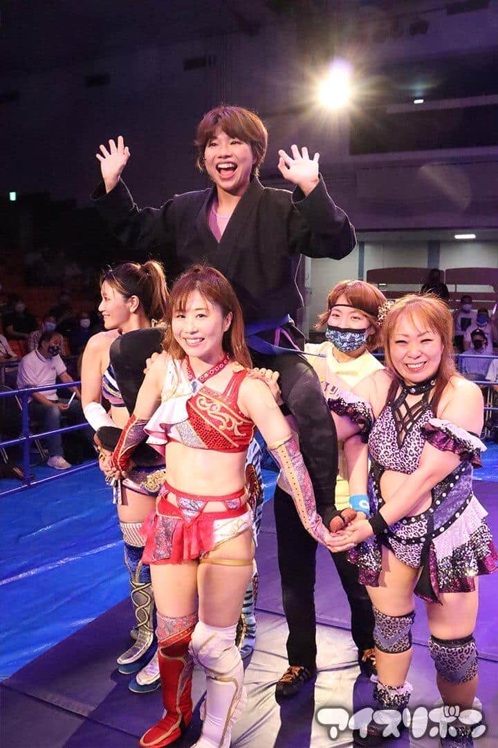 松屋うの、引退試合。最後は対戦相手でした