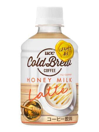 「UCC COLD BREW ハニーミルクラテ」　5種のミルク素材を使用
