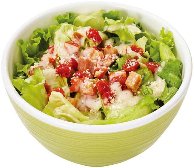 すき家「シーザーサラダセット」　牛丼・カレーとも相性抜群な濃厚ドレッシング