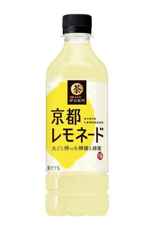 「伊右衛門 京都レモネード」　甘酸っぱい飲みごたえ、ほのかな緑茶の香り