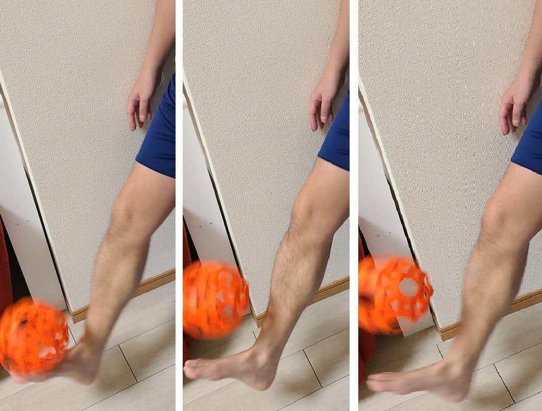 リフティングもこの通り（石井紘人さん撮影）