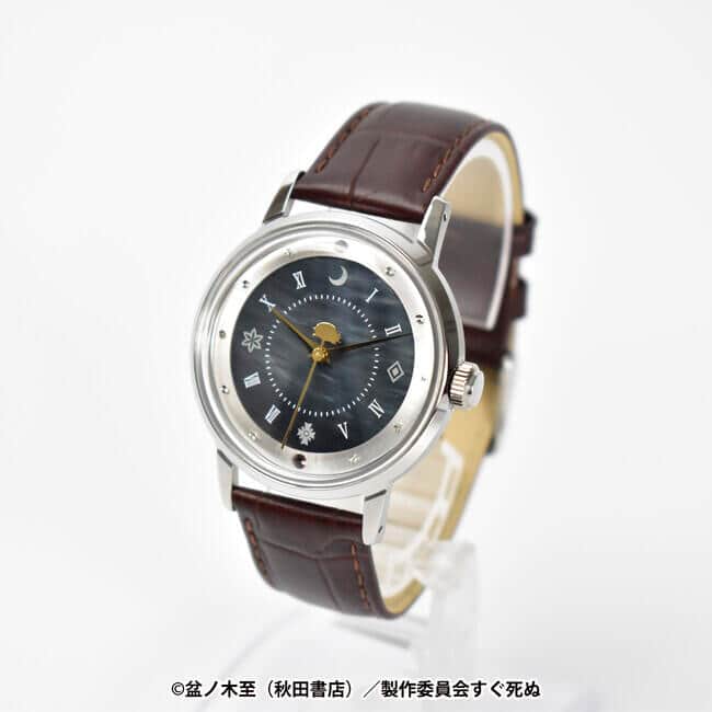 「吸血鬼すぐ死ぬ」オリジナル腕時計　アルマジロのジョンの秒針が走る