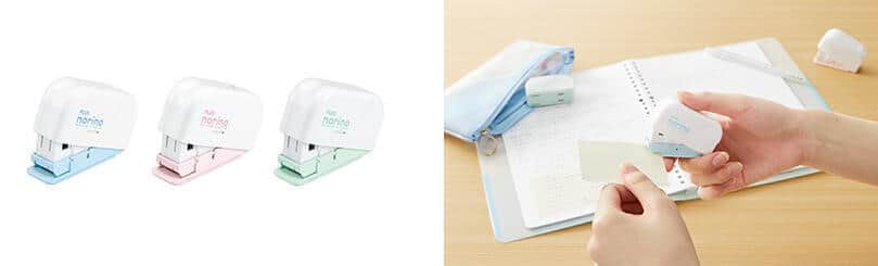 テープのり「ノリノスポット」　駄貼りの無いホチキスタイプ