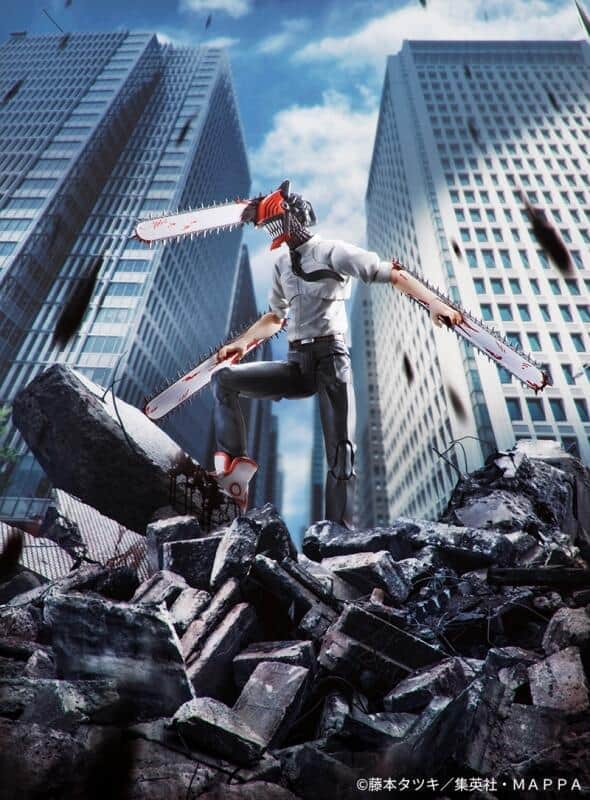 アニメ「チェンソーマン」　全高約150ミリのアクションフィギュアに
