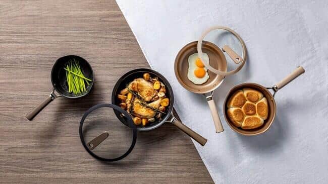 インテリアになじむフライパン　キッチンブランド「evercook」から