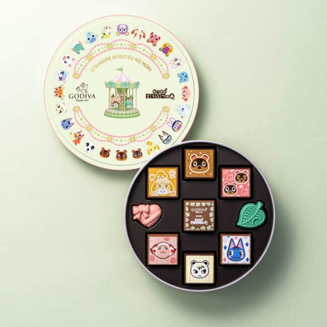 「ゴディバ meets あつまれ どうぶつの森」　ポーチ付きやコンビニ限定品