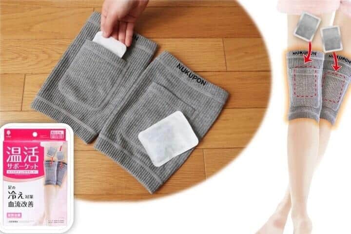 カイロポケット付ひざ用サポーター　「温活サポーケット」