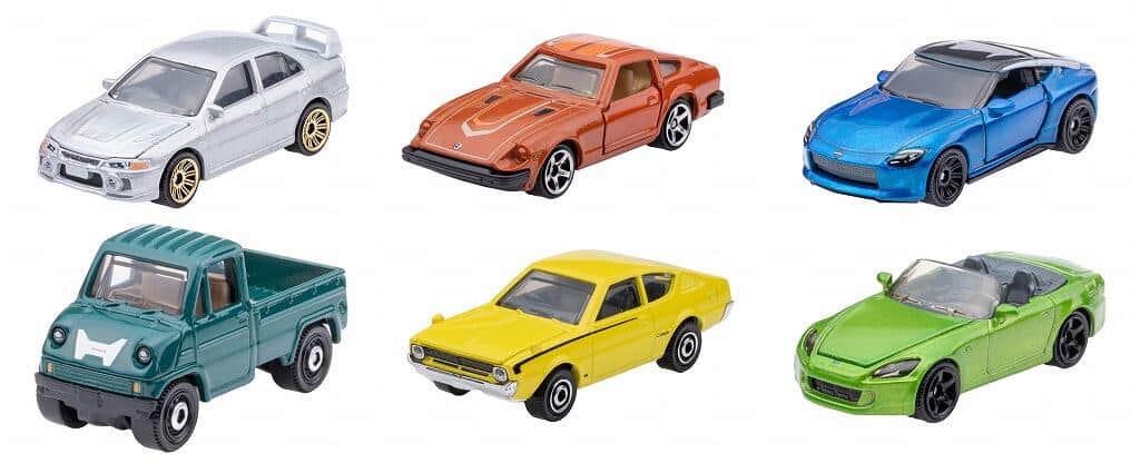 日本車のみの「ダイキャストカー・アソート第2弾」　新旧の名車集まる