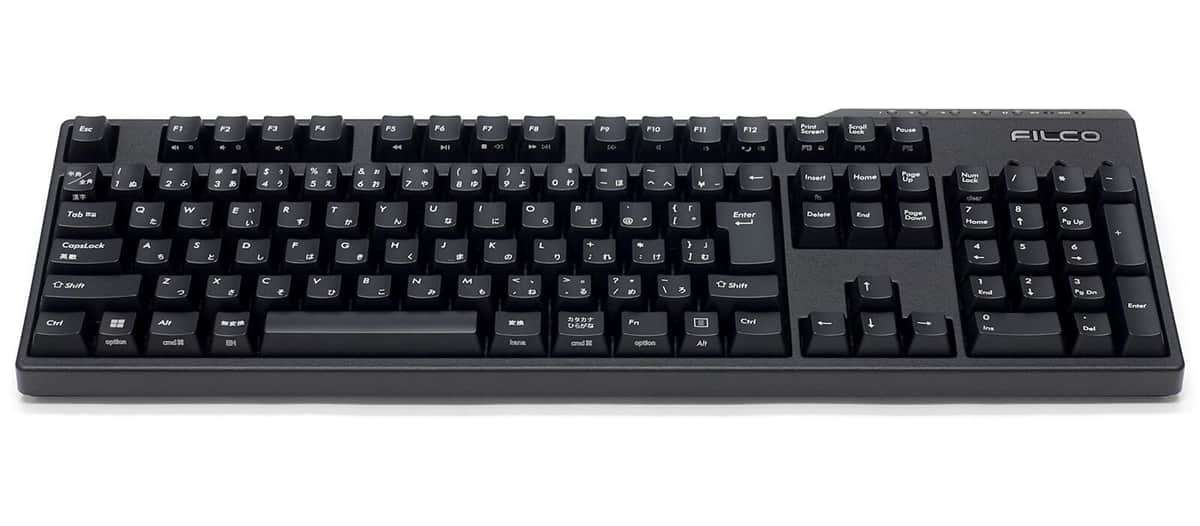 「FILCO」メカニカルキーボード16モデル　Bluetooth・USB両接続に対応