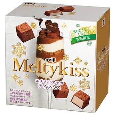 明治「メルティーキッス」の新しい味　「エチオピアモカティラミス」