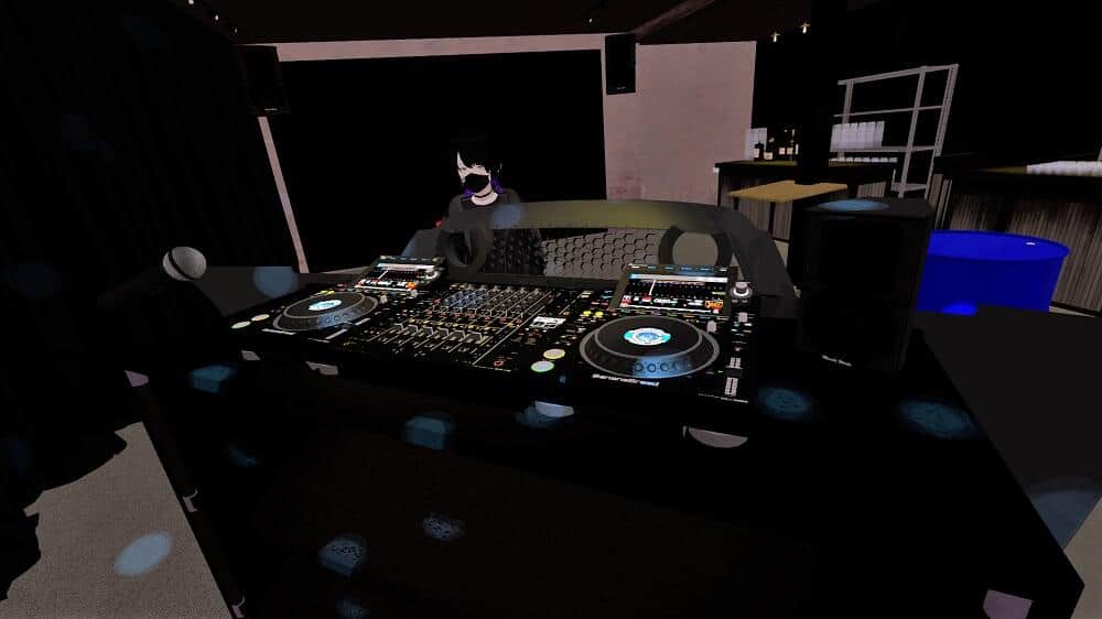 現実にあるミュージックバーの内装を再現