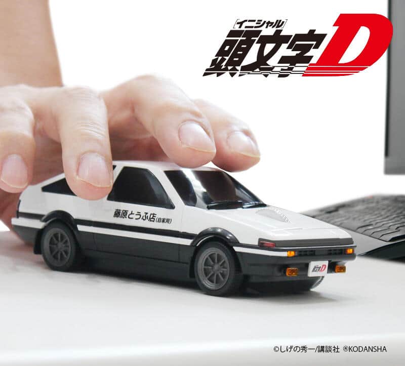 トヨタAE86「頭文字D」藤原とうふ店仕様　ワイヤレスマウス