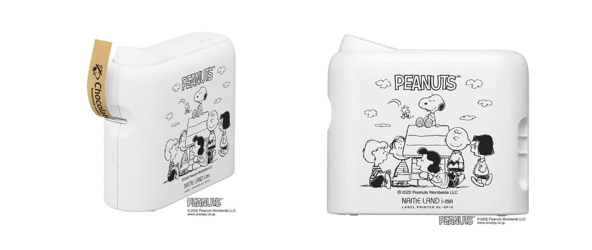 スヌーピーと仲間たちのラベルが作れる　スマホ専用ラベルライター