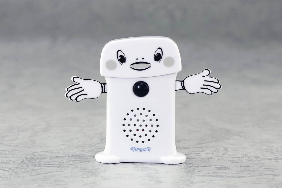 音声ポップ「呼び込み君」を小型化した玩具　ボサノバ調のメロディ追加