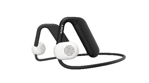 オフイヤーヘッドホン「Float Run」　耳の前にスピーカーが「浮く」