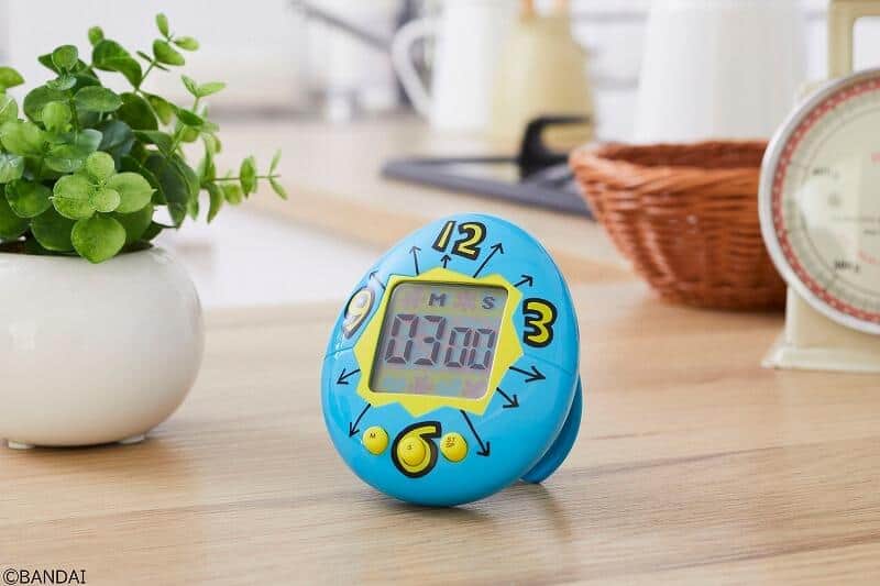 初代「たまごっち」モチーフのタイマー　大きめサイズで表示見やすく