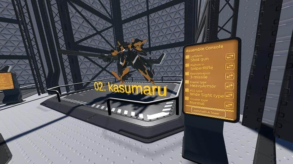 カスタマイズして左腕にショットガンを換装