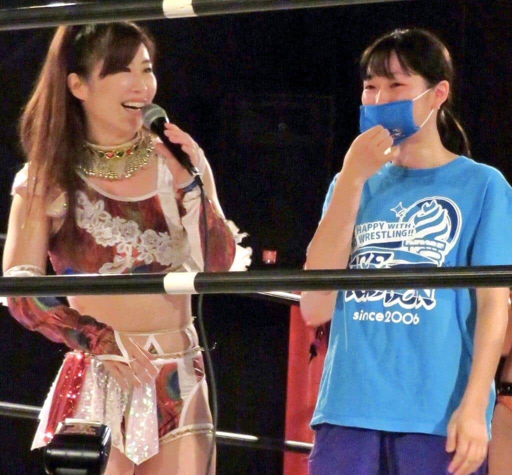 デビュー戦を発表した時の真白優希。元気かな？
