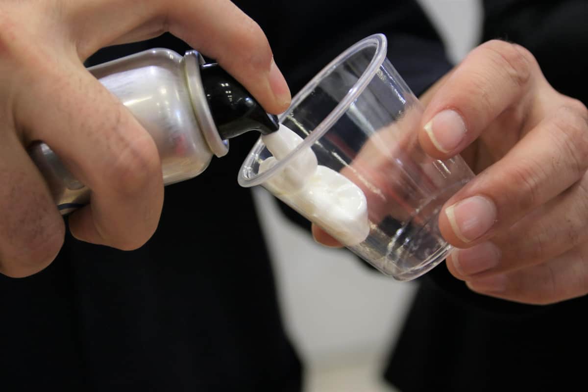 ムース状のラッシー