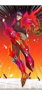 縦スクロール式を生かし、勢いと動きのある表現もできる／『神血の救世主』 (C)江藤俊司/疾狼/3rd Ie/Studio No.9