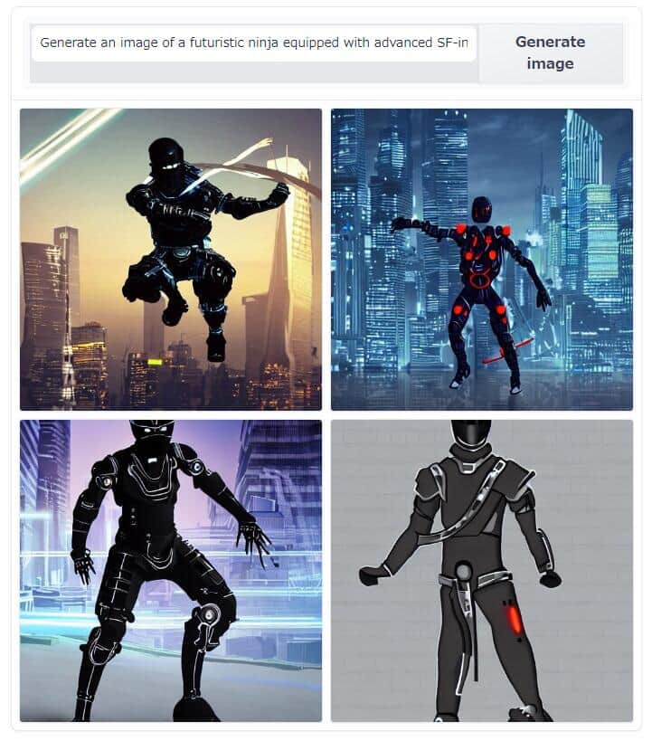 「SFニンジャ」と呼びたくなるイラストに