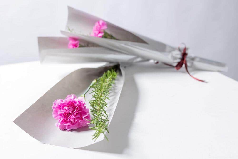 廃棄予定の花「ロスフラワー」を販売するイベントを定期的に開催している