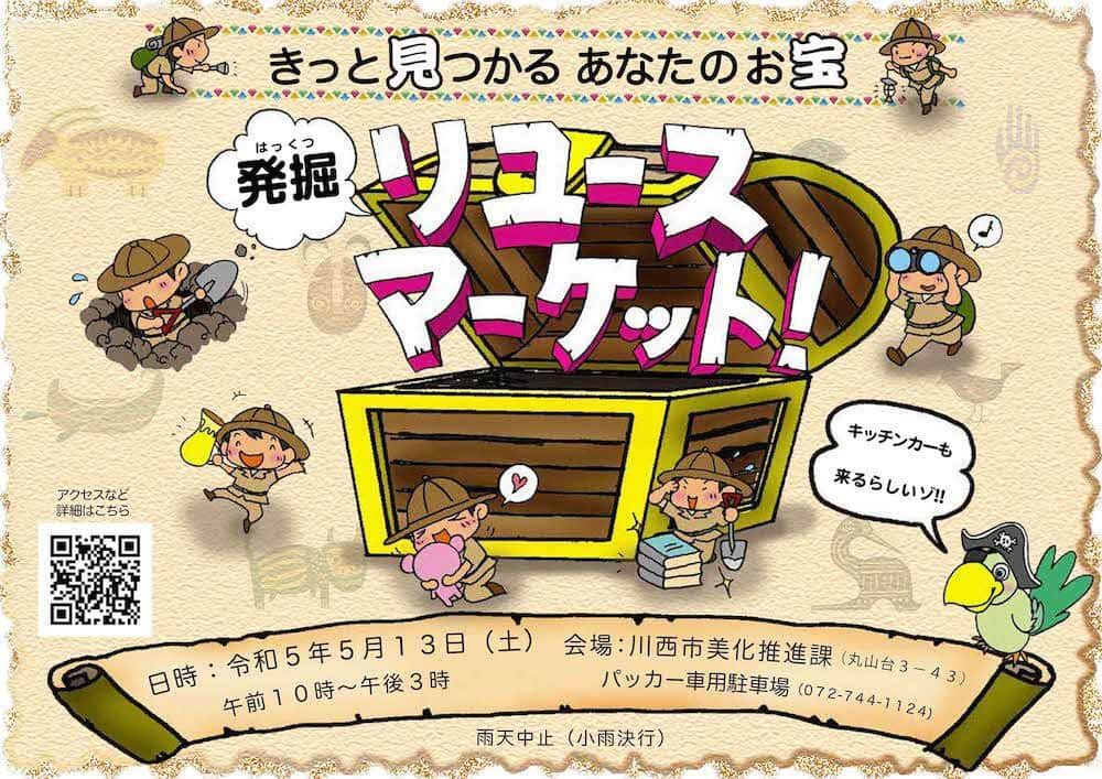 会場は、川西市美化推進課