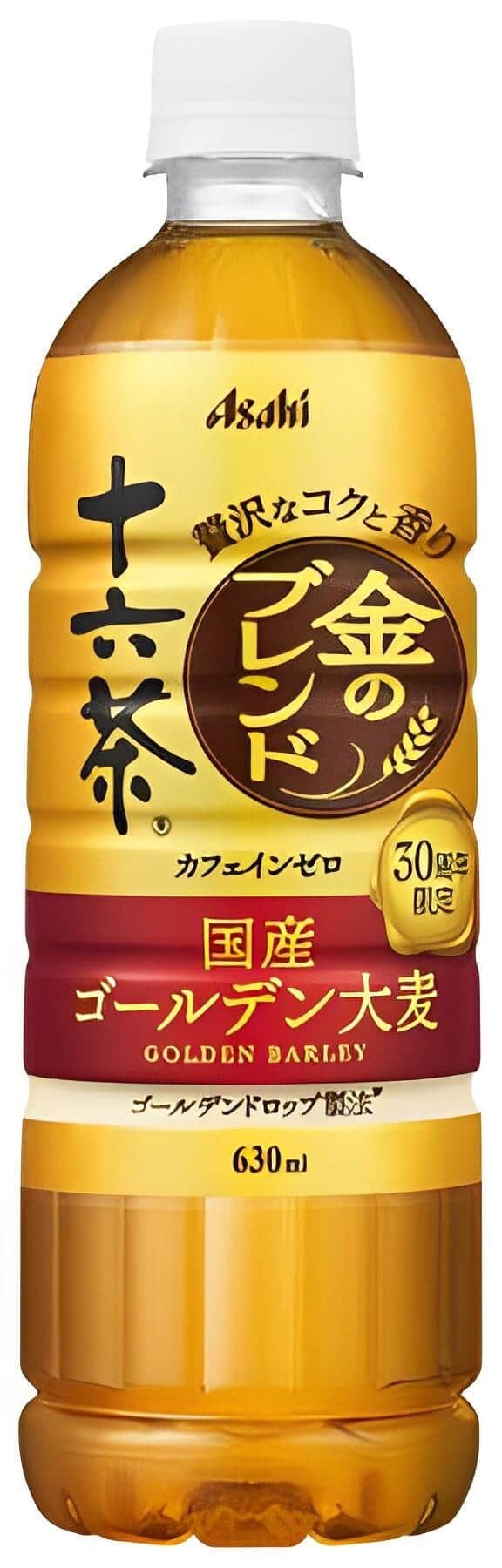 「アサヒ 十六茶 金のブレンド」　贅沢なコクと香りの30周年記念限定商品