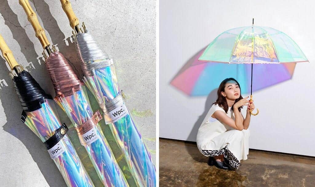 「ビニール傘」超オシャレに　七色に反射、ユニークなデザインでヒット商品も