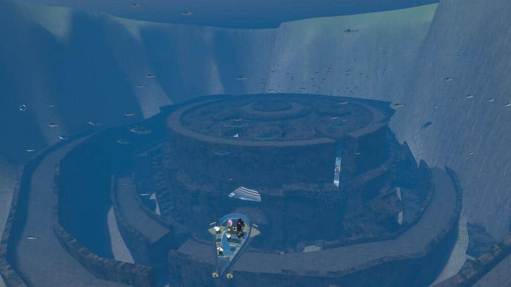 ライドは深海へと潜っていく