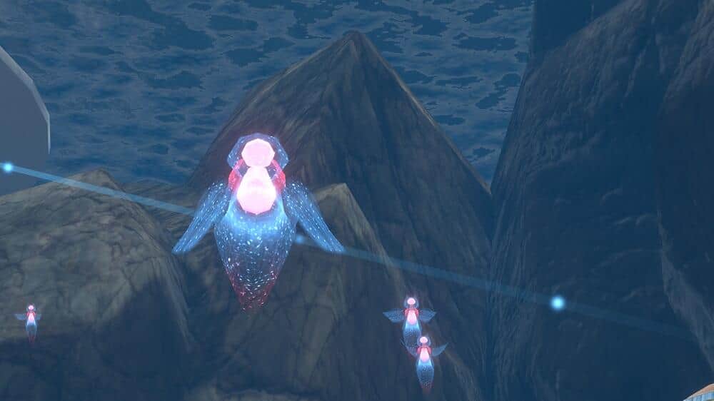 クリオネが乗客をお出迎え