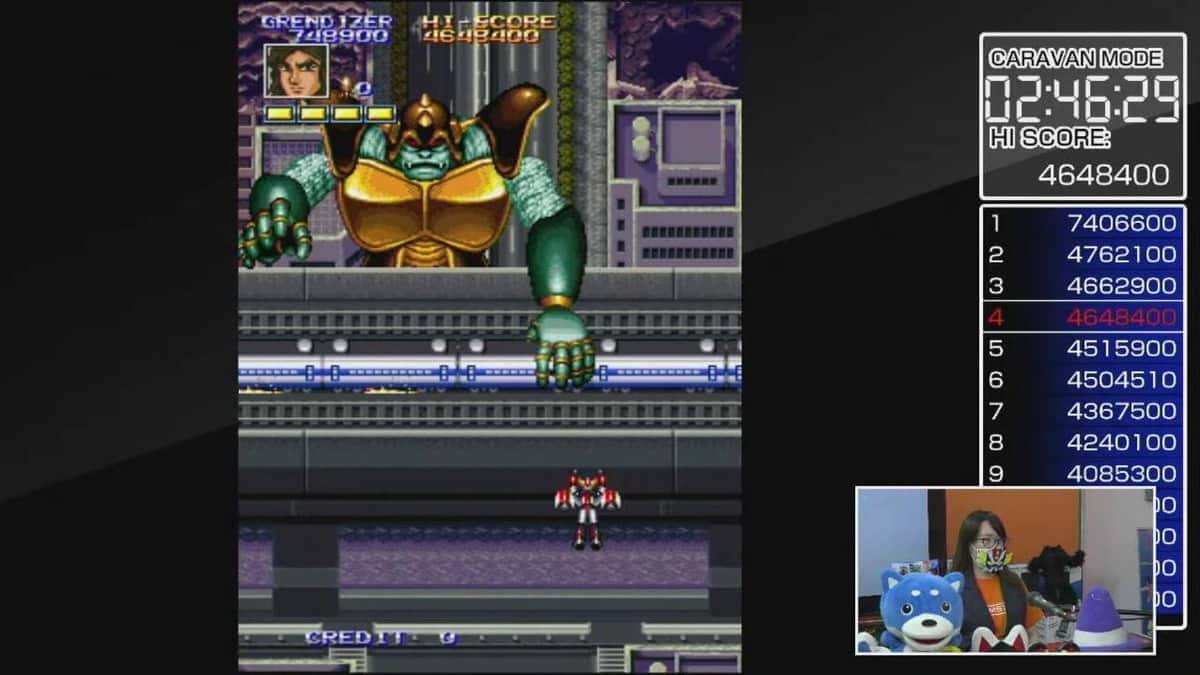 アーケードアーカイブス マジンガーZ (c)ダイナミック企画・東映アニメーション／(c)Bandai Namco Entertainment Inc.