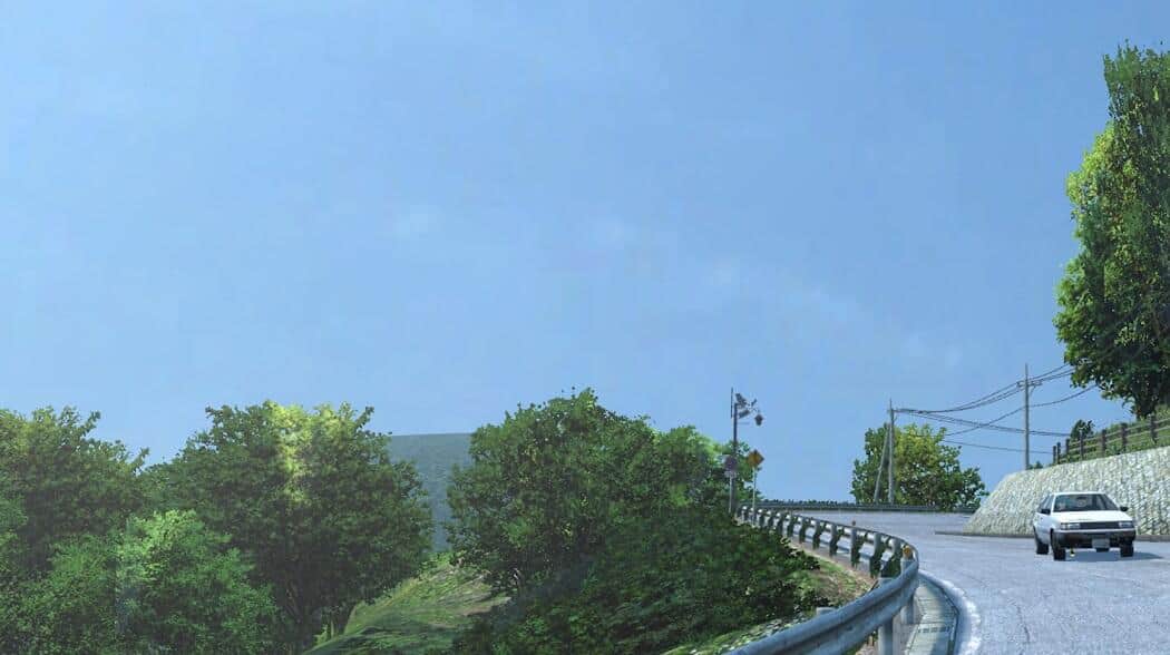 頭文字Dに登場する「秋名湖」のコース