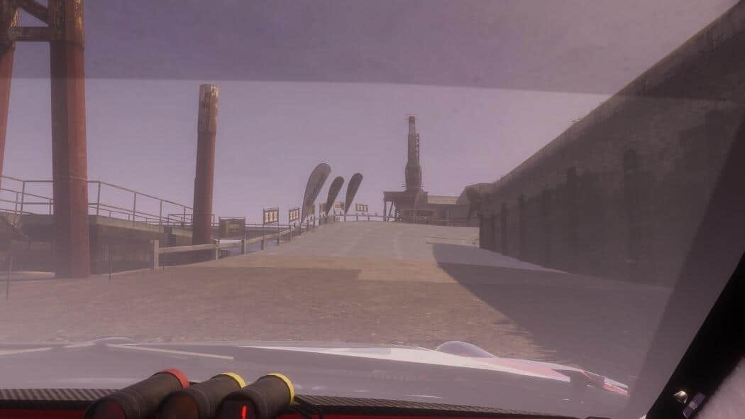 砂ぼこりの漂うダートコースのワールドだ