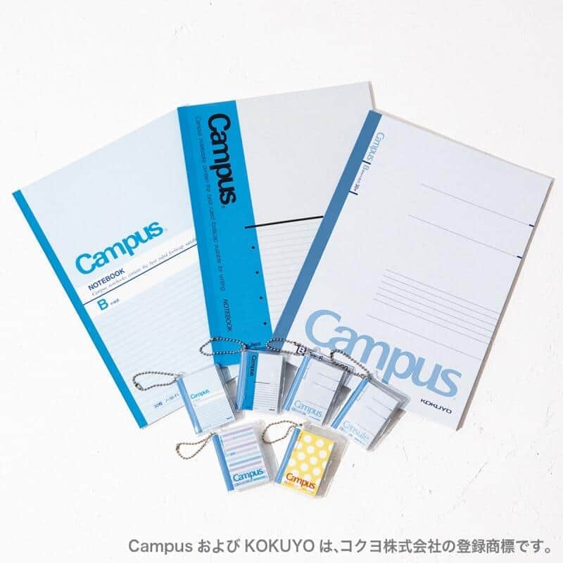 コクヨの「キャンパスノート」　手のひらサイズのチャームに　