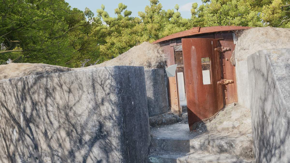 友ヶ島にある「装甲掩蓋」も3D化