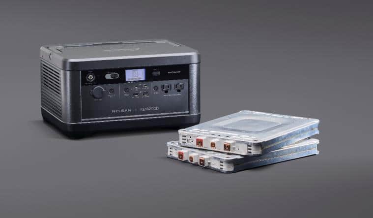 「日産リーフ」の再生バッテリーを利用　ポータブル電源発売