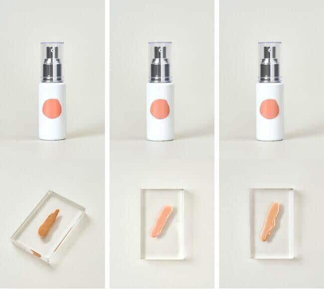 カラーは、ダークオークル、ダークベージュ、ピンクオークルの3色展開