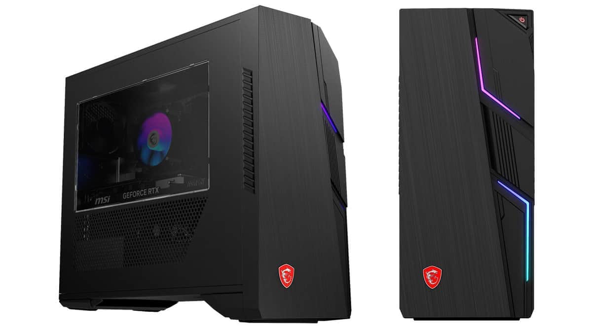 MSIのゲーミングデスクトップPC　高速動作の1TB SSDと16GBメモリー搭載　