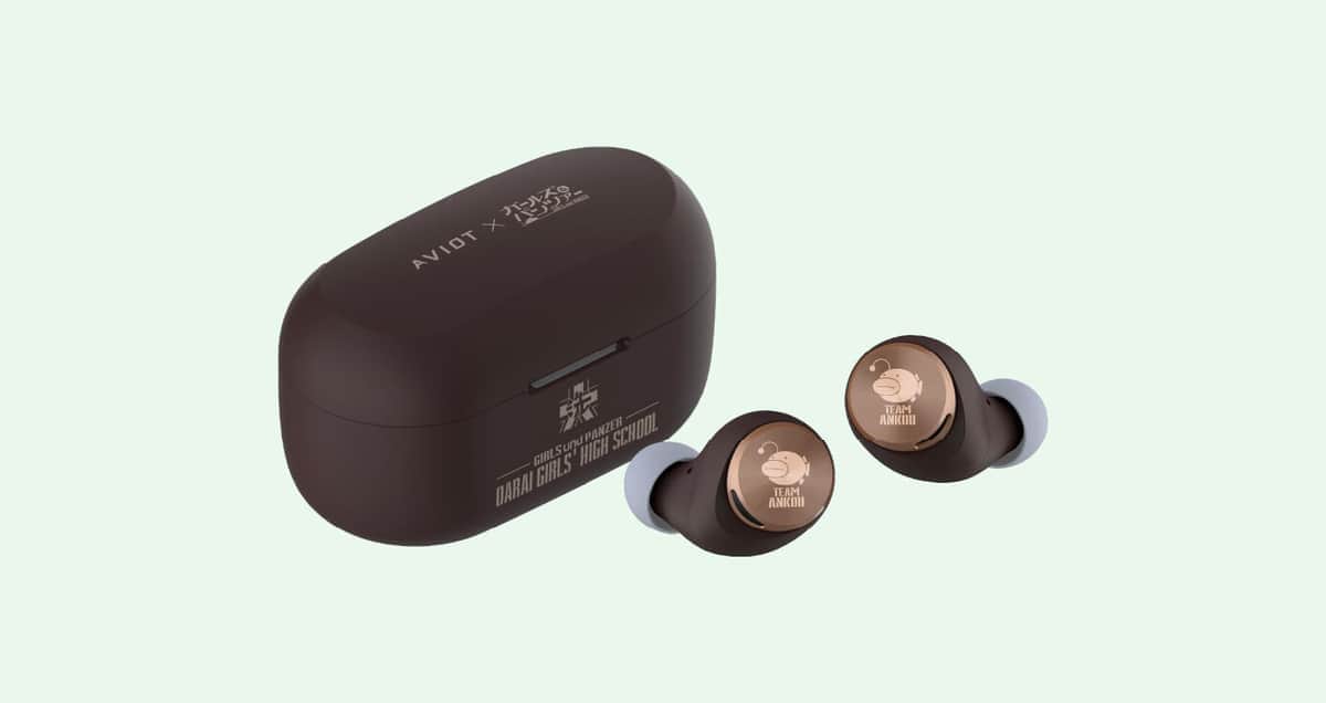 「ガールズ＆パンツァー」×「AVIOT」　完全ワイヤレスイヤホン3モデル