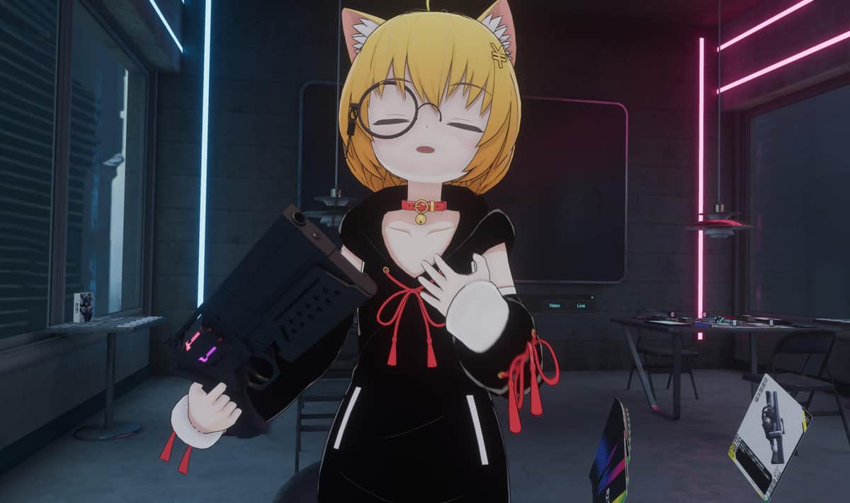 カスマルが銃で攻撃！ダメージを受けるとむこさん（なんだかうれしそう？）