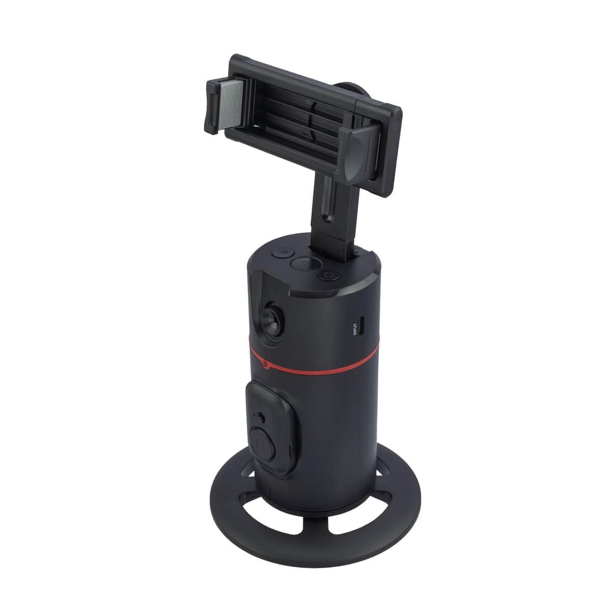 AIカメラがユーザーを追尾 　「自動追跡スマホスタンド」