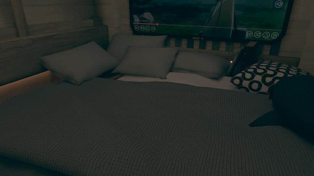 電気を消した馬車内