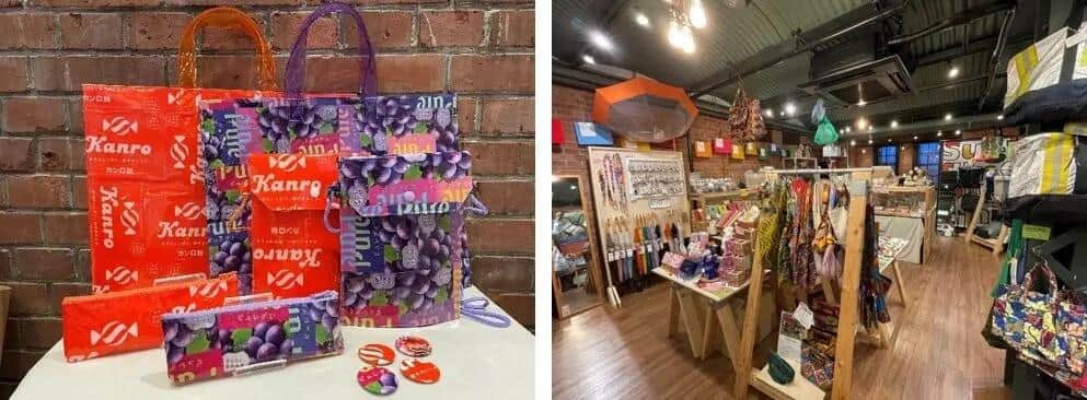 同じアイテムでも、それぞれ柄の配置が異なる