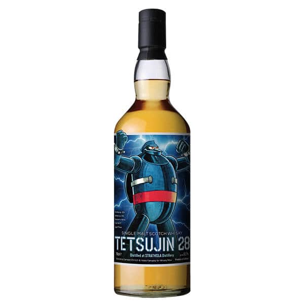 「鉄人28号」ラベルのウイスキー 　「ストラスアイラ2013」220本を抽選販売