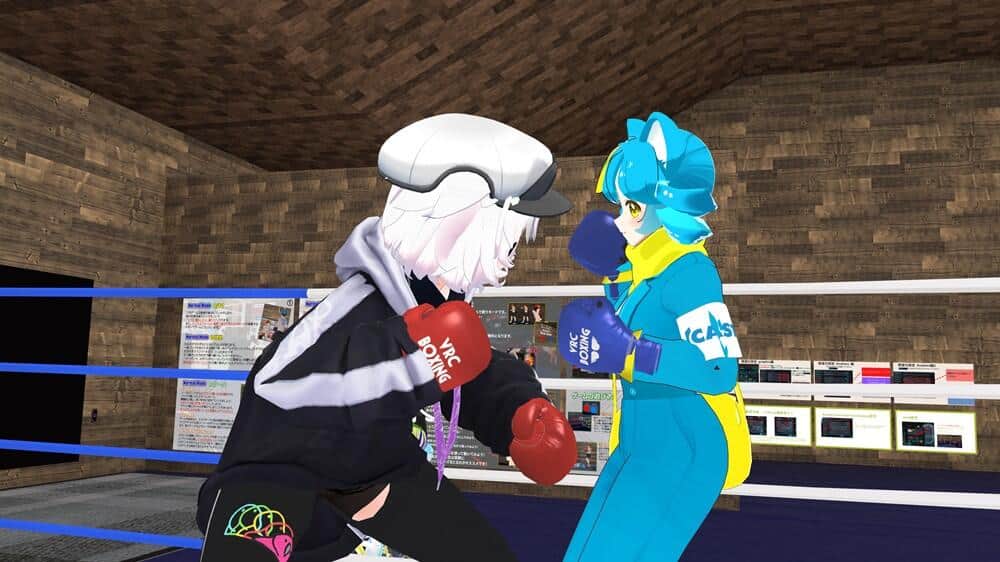 相手のパンチを軽々かわす、カスマル